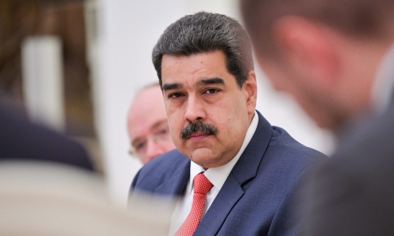 &copy; Reuters. Venezuelan President Maduro attends a meeting with his Russian counterpart Putin in Moscow