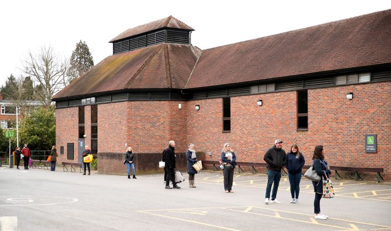 &copy; Reuters. The spread of the coronavirus disease (COVID-19) in Harpenden