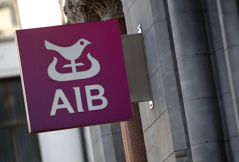 &copy; Reuters. Signage is seen outside a branch of the Allied Irish Bank in Dublin, Ireland