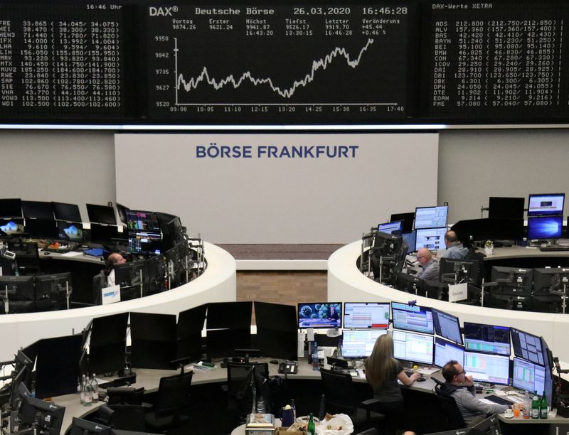 &copy; Reuters. neThe German share price index DAX graph is pictured at the stock exchange in Frankfurt
