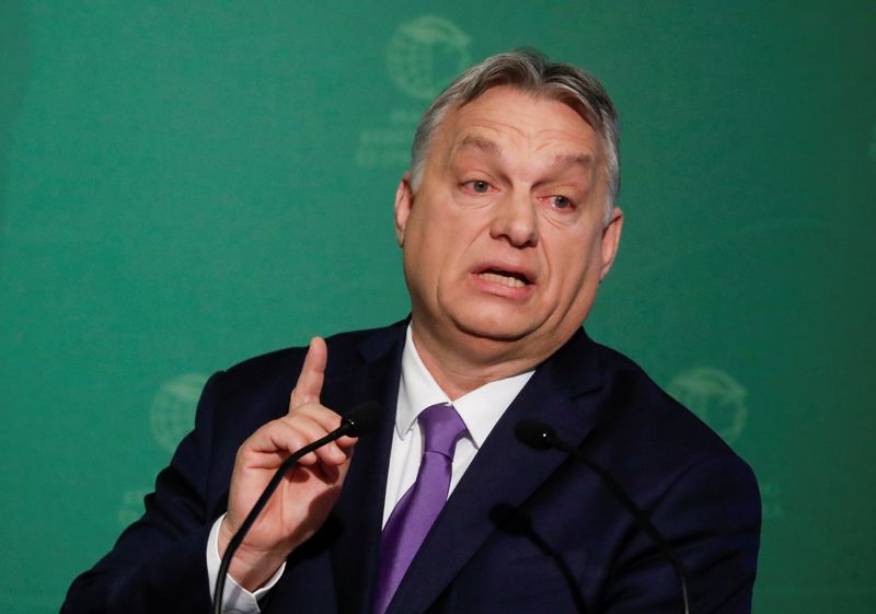 &copy; Reuters. Premiê da Hungria, Viktor Orban, em Budapeste