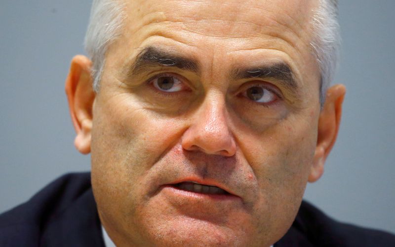 © Reuters. FILE PHOTO: Gottstein, designated new CEO of Swiss bank Credit Suisse talks during an interview in Zurich