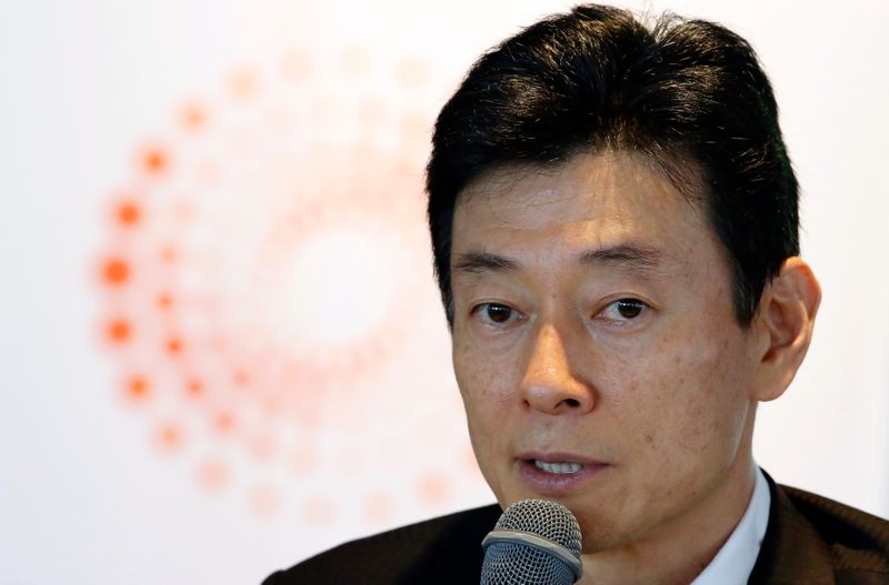 &copy; Reuters. Japan&apos;s Vice Economy Minister Yasutoshi Nishimura speaks during the Reuters Japan Investment Summit in Tokyo