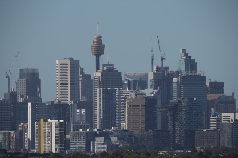 © Reuters. El horizonte del centro se ve en Sydney