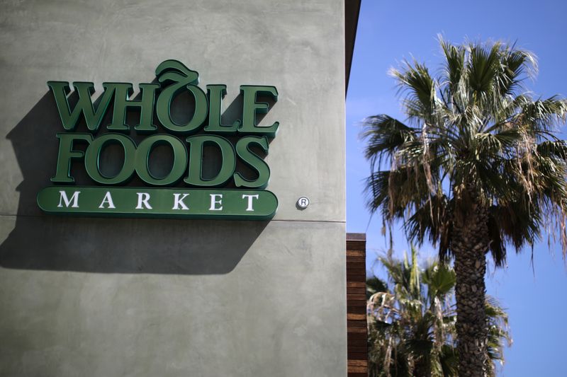 &copy; Reuters. FILE PHOTO:  A Whole Foods Market store is seen in Santa Monica
