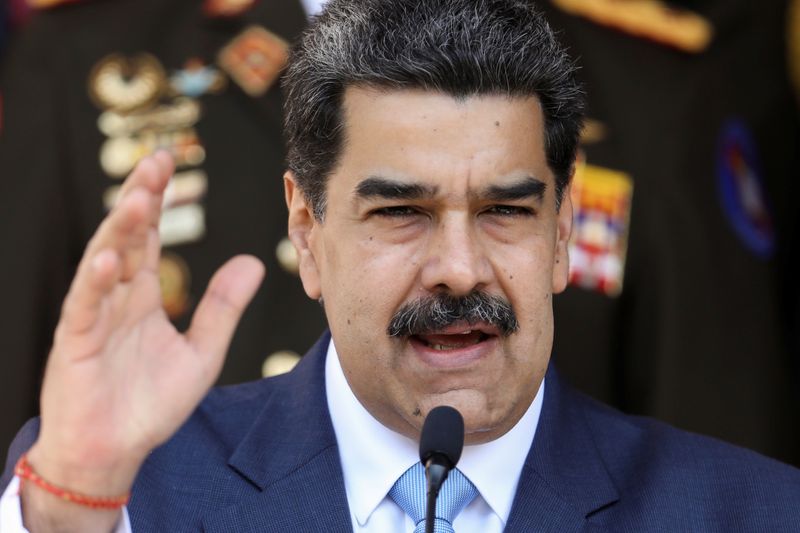 &copy; Reuters. Foto de archivo del presidente de Venezuela, Nicolas Maduro, en una rueda de prensa en el Palacio de Miraflores en Caracas