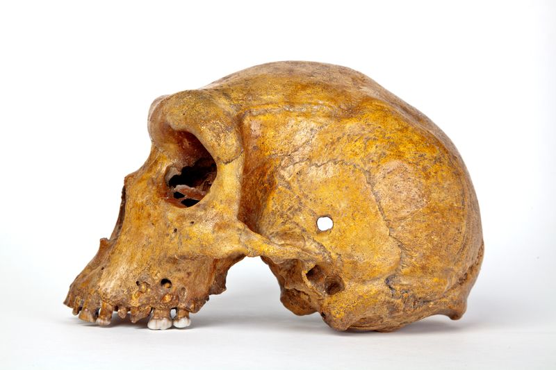 © Reuters. Broken Hill skull, Homo heidelbergensis, discovered in Africa in 1921.