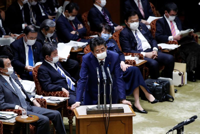 &copy; Reuters. CORONAVIRUS: ACCORD À TOKYO SUR UN ALLÈGEMENT FISCAL POUR LES SOCIÉTÉS AFFECTÉES