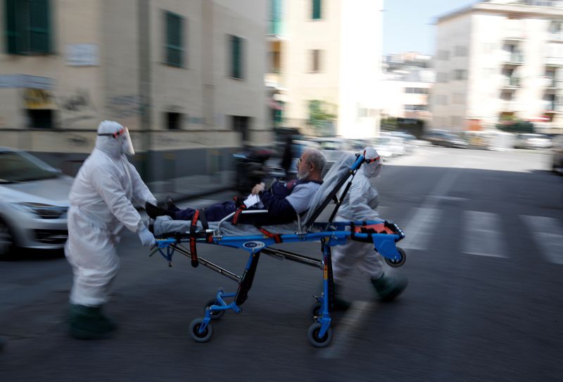 &copy; Reuters. CORONAVIRUS: PRÈS DE 14.000 MORTS EN ITALIE