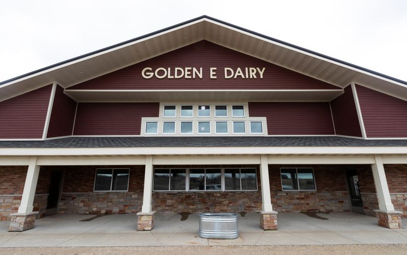 &copy; Reuters. The milking parlor at the Eble family&apos;s Golden E Dairy near West Bend, Wisconsin