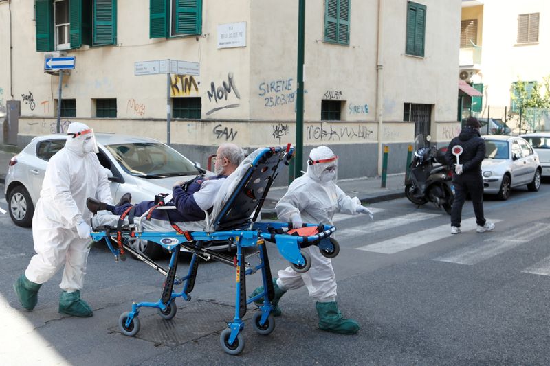 &copy; Reuters. FILE PHOTO: Spread of coronavirus disease (COVID-19) in Naples