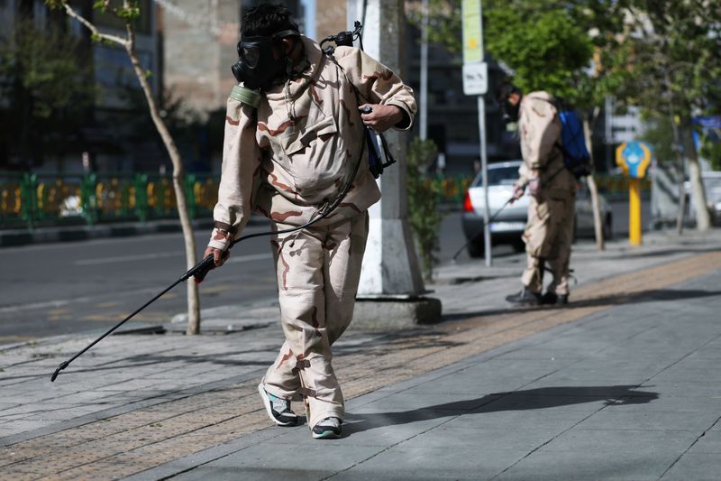 &copy; Reuters. The spread of the coronavirus disease (COVID-19), in Iran