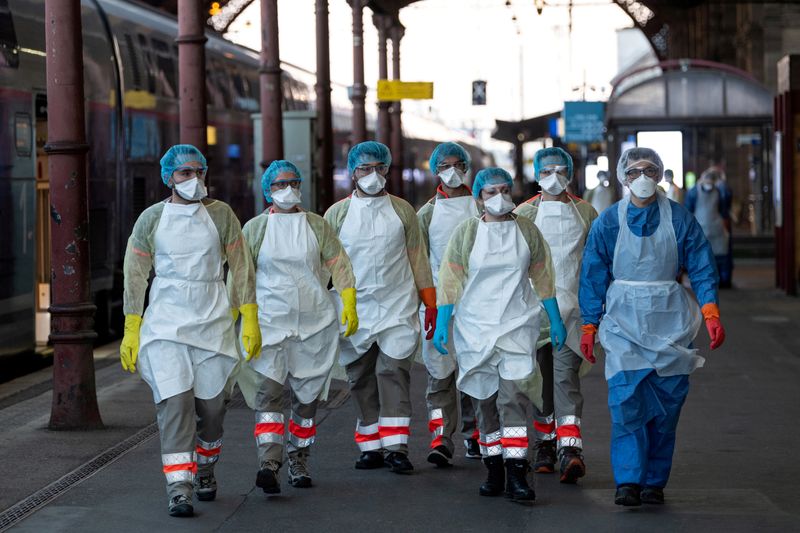 &copy; Reuters. Spread of coronavirus disease (COVID-19) in Strasbourg