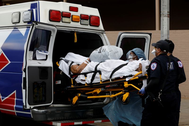 © Reuters. Coronavirus disease (COVID-19) outbreak in Brooklyn, New York City