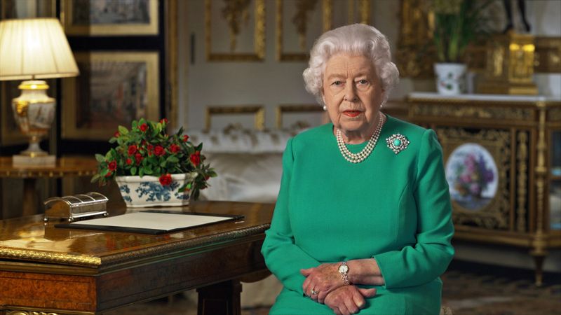 © Reuters. Britain's Queen Elizabeth's speech