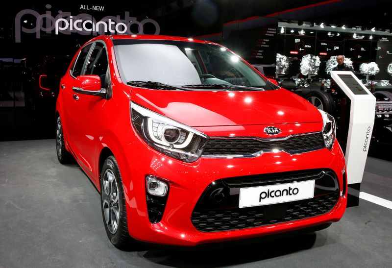 &copy; Reuters. FILE PHOTO: A Kia Picanto car is seen during the 87th International Motor Show at Palexpo in Geneva