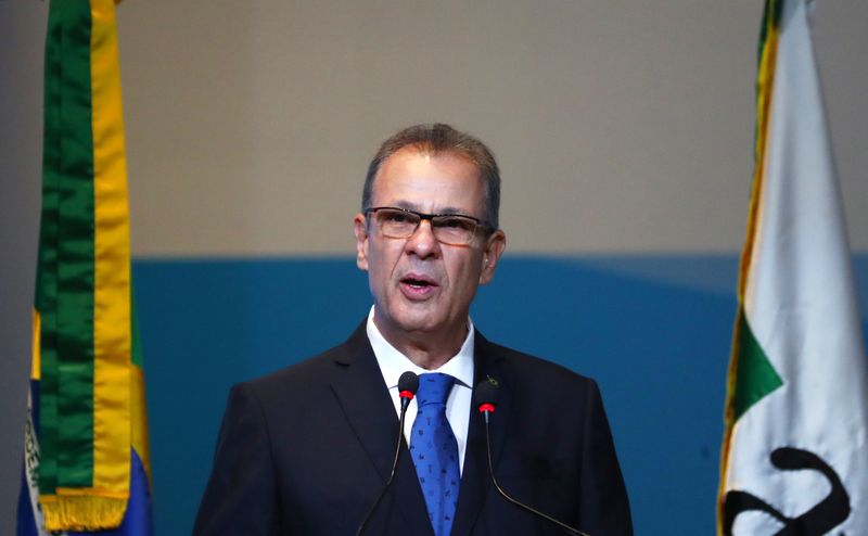 © Reuters. Ministro de Minas e Energia, Bento Albuquerque, durante evento no Rio de Janeiro