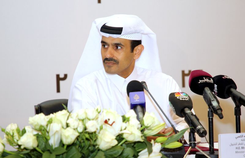 © Reuters. حصري-الرئيس التنفيذي: قطر للبترول لن تقلص توسعة للغاز الطبيعي المسال رغم تأجيل عطاءات