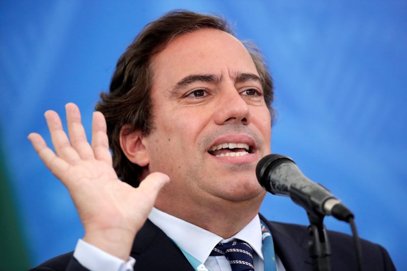 &copy; Reuters. Presidente da Caixa Economica Federal, Pedro Guimarães, em Brasília