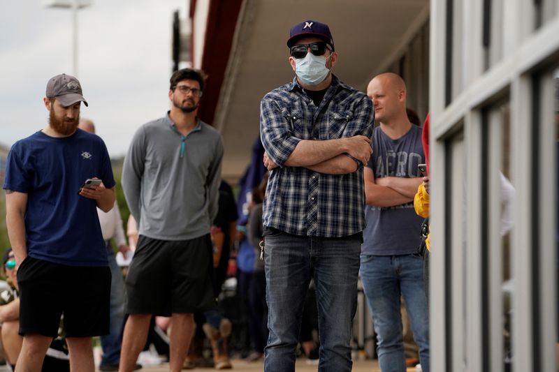 &copy; Reuters. The spread of the coronavirus disease (COVID-19), in Fayetteville