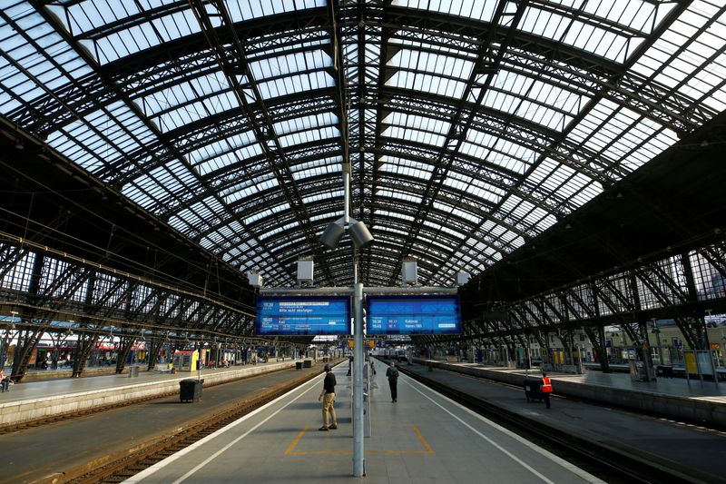 &copy; Reuters. Estação de trem em Colônia, na Alemanha