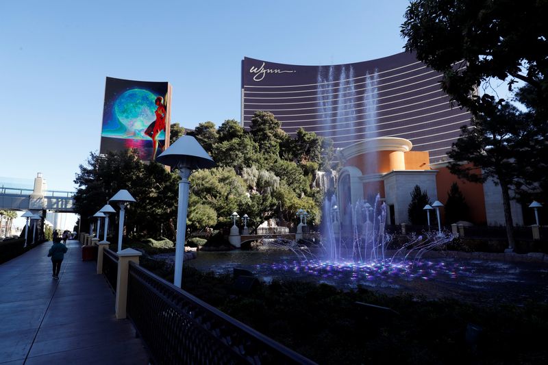 © Reuters. Wynn Resorts Ltd property in Las Vegas