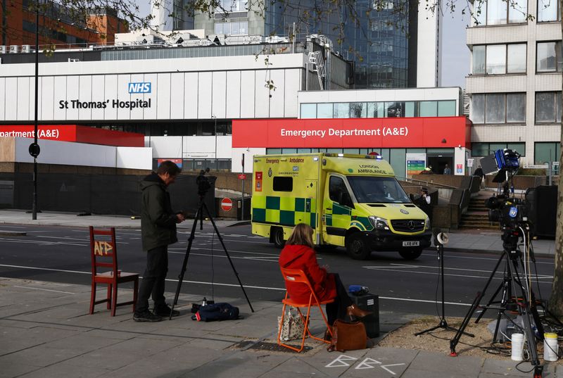 &copy; Reuters. CORONAVIRUS: BORIS JOHNSON DANS UN ÉTAT STABLE