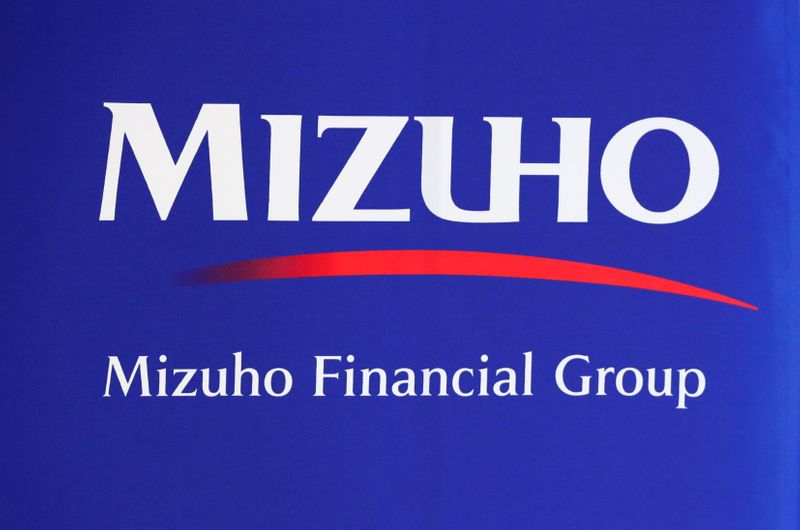 &copy; Reuters. Mizuho Financial Group logo is seen at the company&apos;s headquarters in Tokyo
