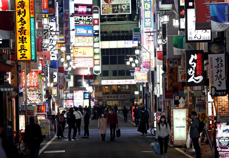 © Reuters. Spread of the coronavirus disease (COVID-19) in Tokyo