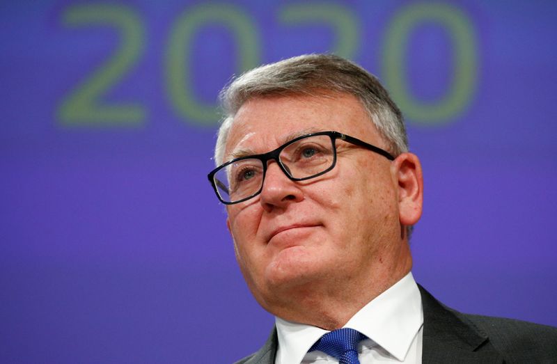 &copy; Reuters. FILE PHOTO: News conference on public finances in EU states at EU Commission headquarters in Brussels