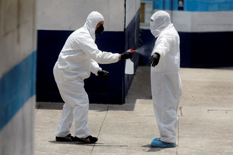 &copy; Reuters. Outbreak of the coronavirus disease (COVID-19), in Guatemala City