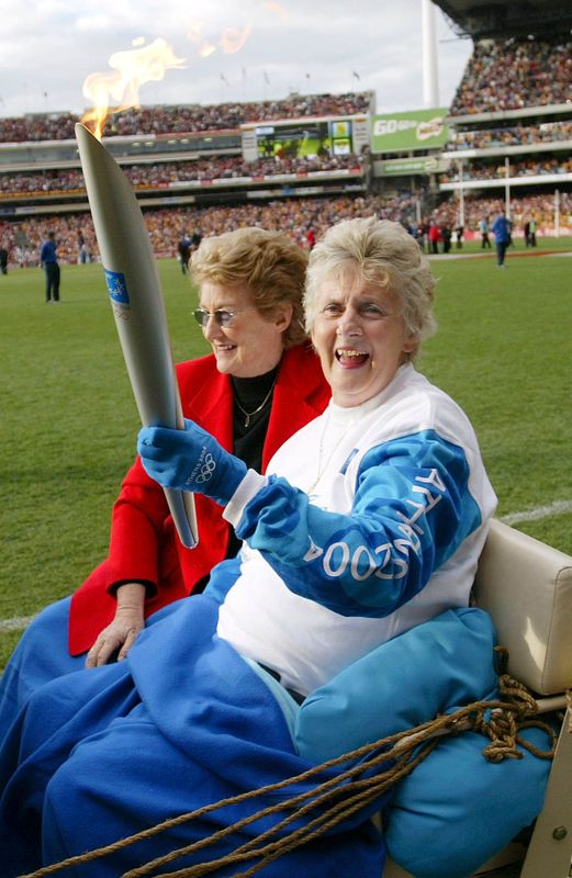 © Reuters. FILE PHOTO: Born on April 20, 1938: Betty Cuthbert, Australia Sprinter