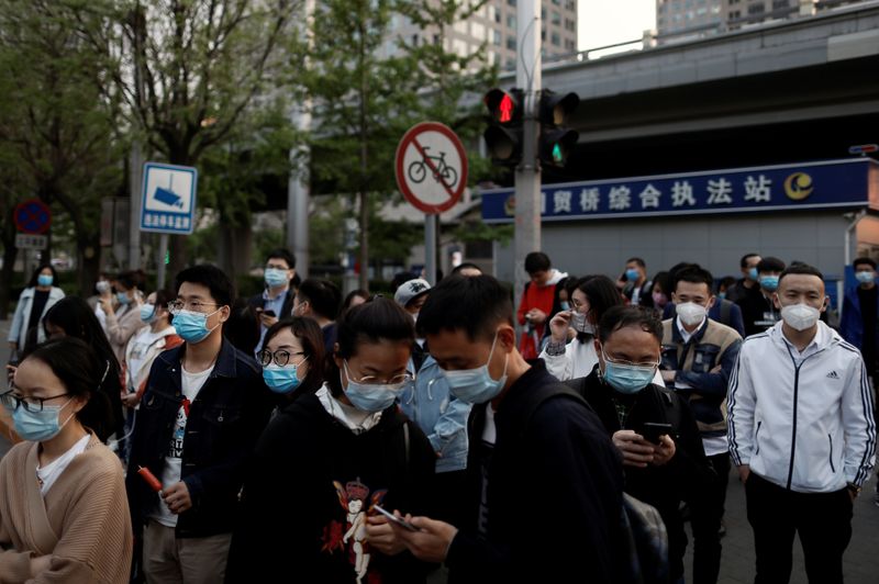 © Reuters. CORONAVIRUS: AUCUN NOUVEAU DÉCÈS RAPPORTÉ EN CHINE CONTINENTALE