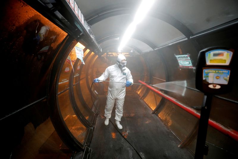 &copy; Reuters. FILE PHOTO: Outbreak of the coronavirus disease (COVID-19) in Curitiba