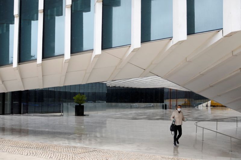 © Reuters. FILE PHOTO: Spread of the coronavirus disease (COVID-19) in Lisbon