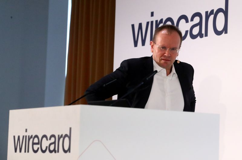 &copy; Reuters. FILE PHOTO: Braun of Wirecard AG attends the company&apos;s annual news conference in Aschheim