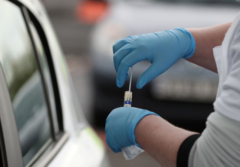 &copy; Reuters. The spread of the coronavirus disease (COVID-19) in Glasgow