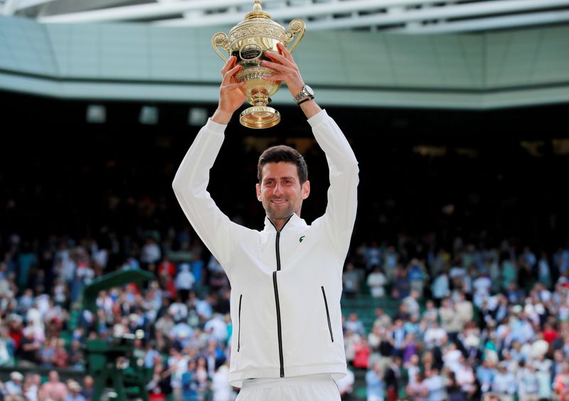 &copy; Reuters. FILE PHOTO: Wimbledon