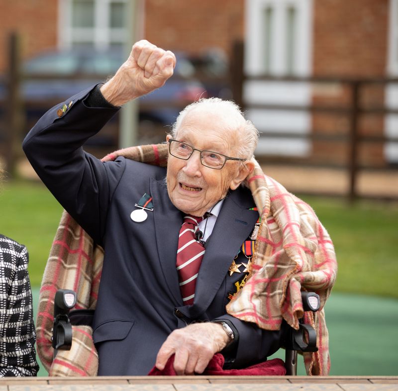 &copy; Reuters. Veterano britânico da Segunda Guerra Mundial Tom Moore