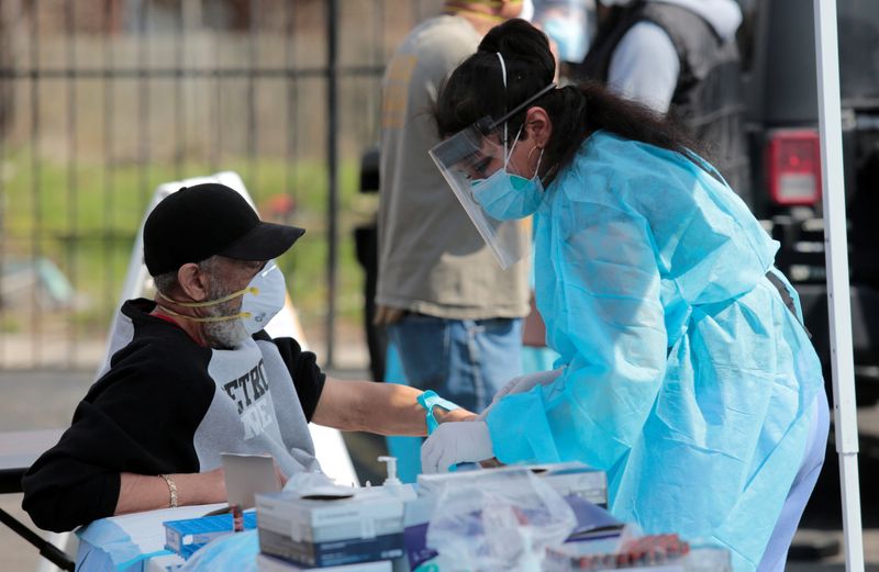 &copy; Reuters. FILE PHOTO: The coronavirus disease (COVID-19) outbreak in Detroit