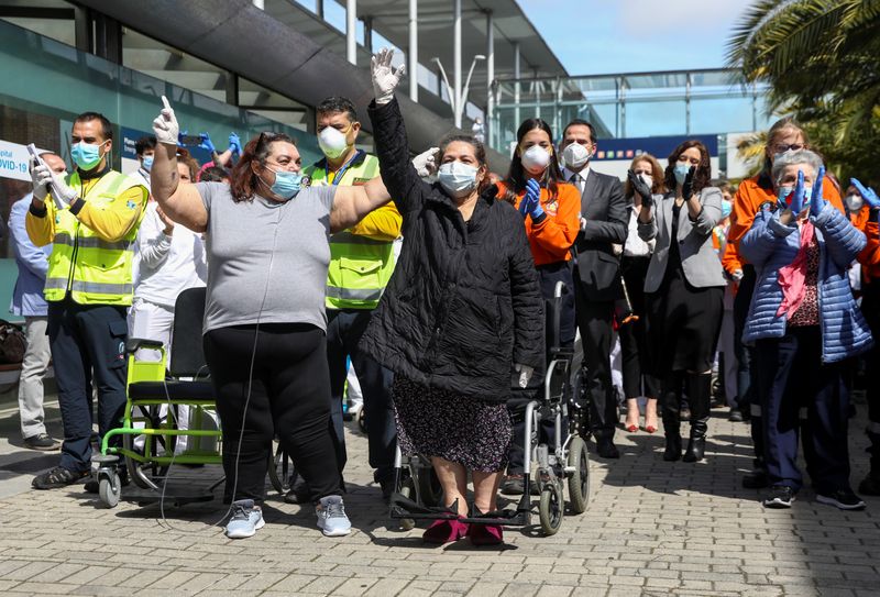 © Reuters. The coronavirus disease (COVID-19) outbreak in Madrid