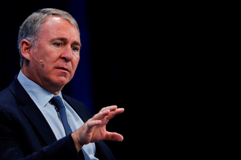 &copy; Reuters. FILE PHOTO: Ken Griffin, Founder and CEO, Citadel, speaks during the Milken Institute&apos;s 22nd annual Global Conference in Beverly Hills, California