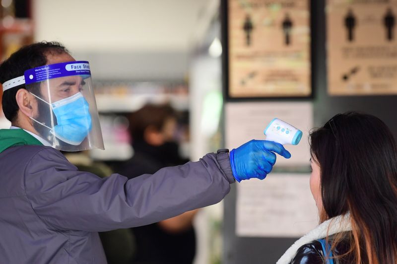 &copy; Reuters. Outbreak of the coronavirus disease (COVID-19) in London