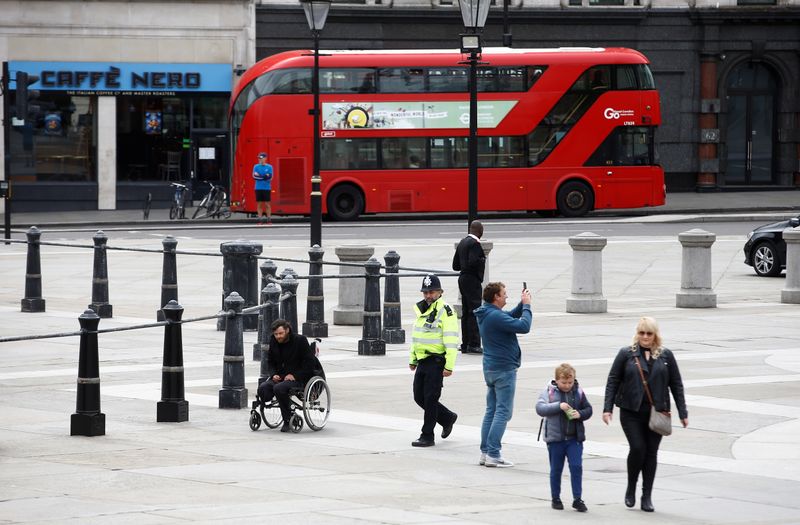 &copy; Reuters. Outbreak of the coronavirus disease (COVID-19) in London