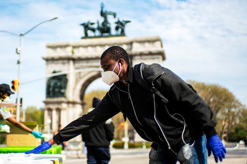 &copy; Reuters. The spread of the coronavirus disease (COVID-19) in New York