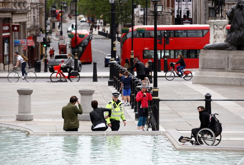 &copy; Reuters. Outbreak of the coronavirus disease (COVID-19) in London