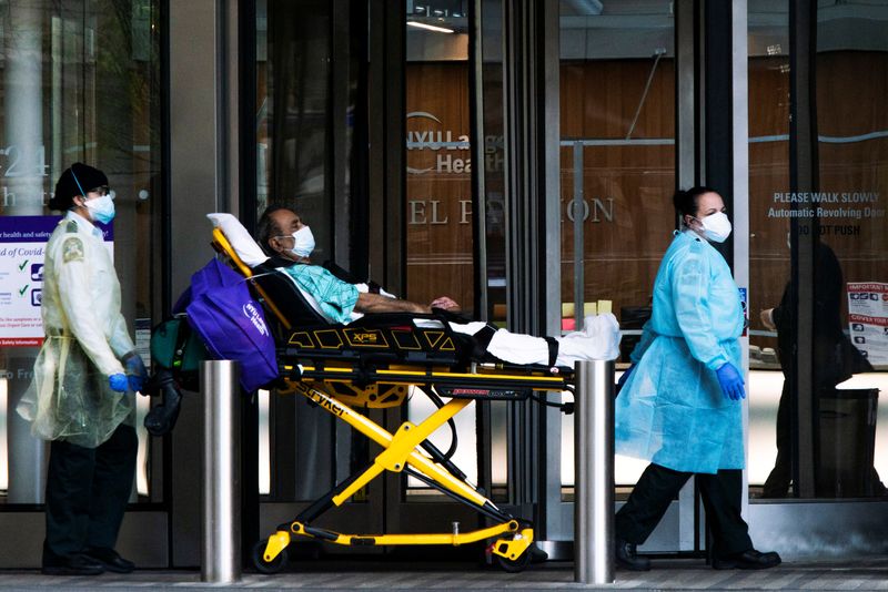 &copy; Reuters. The spread of the coronavirus disease (COVID-19) in New York