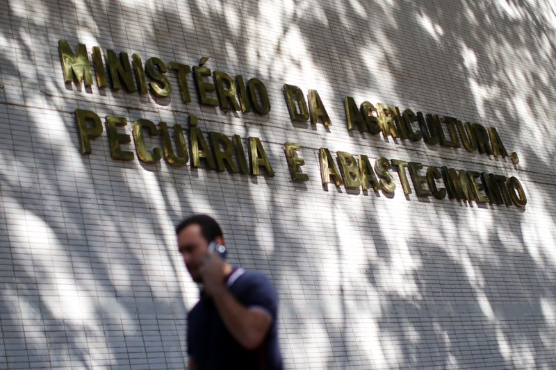 © Reuters. Edifício do Ministério da Agricultura, em Brasília (DF)