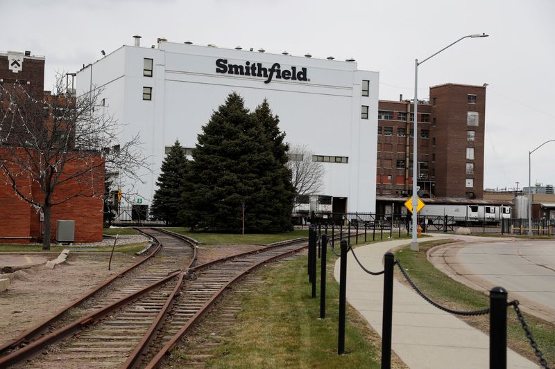 © Reuters. Unidade da Smithfield em Sioux Falls, Dakota do Sul (EUA)