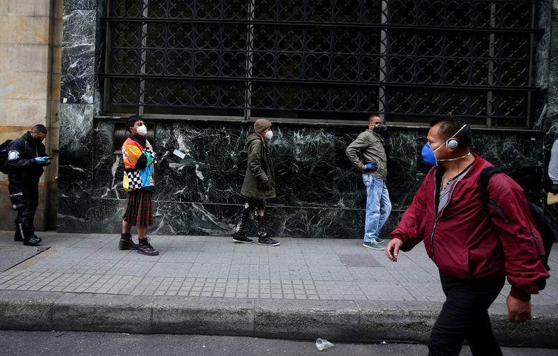 &copy; Reuters. Outbreak of the coronavirus disease (COVID-19), in Bogota